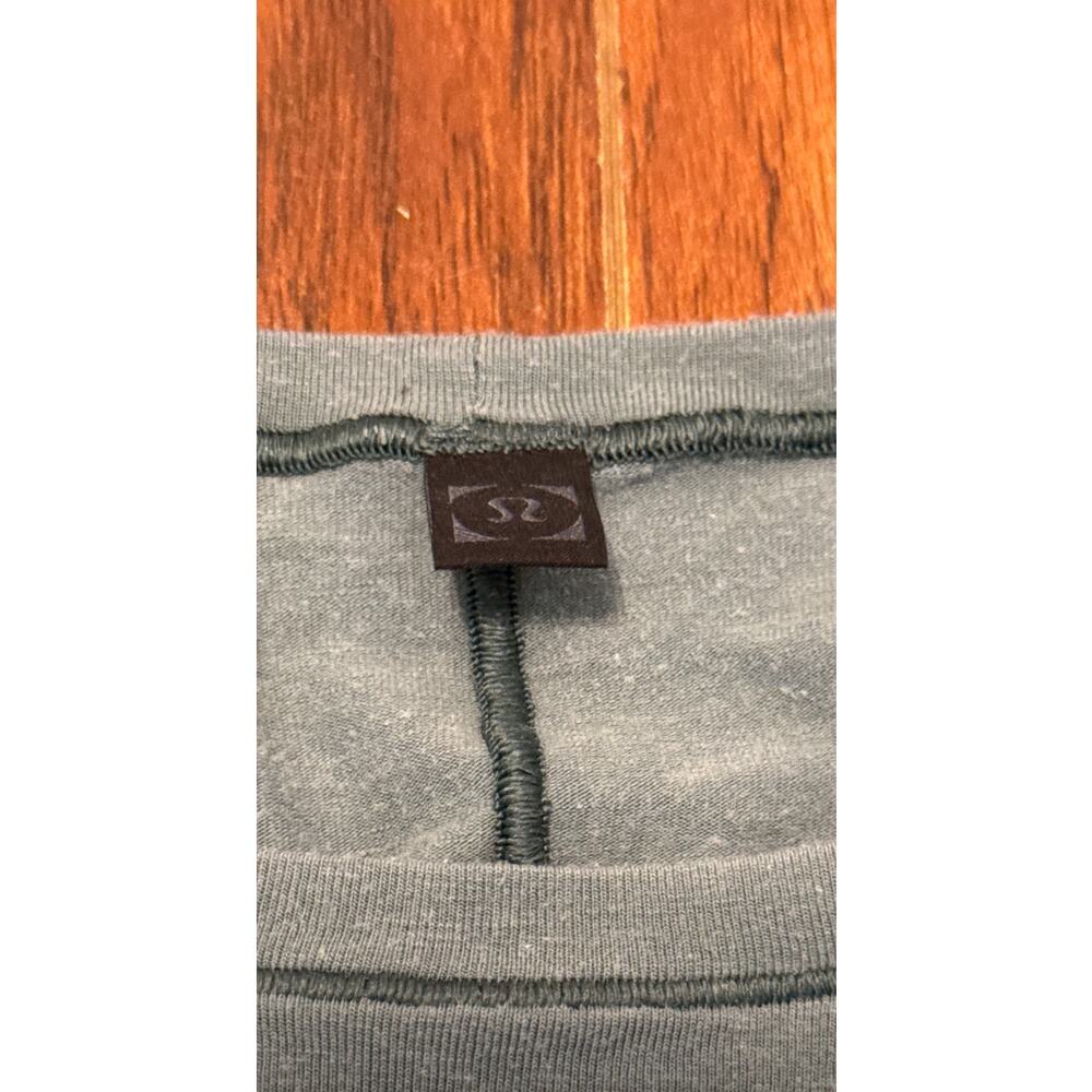 lululemon lab Sarala 3/4 Tee Harbor Green Mens Size Large - Picture 6 of 10